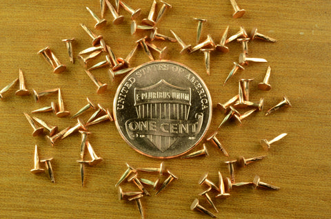 1 oz. COPPER Shaker Box Tacks (1 oz. pkg)