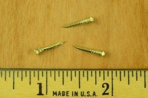 3-1/2 BRASS Clinching Nails (1 lb.)