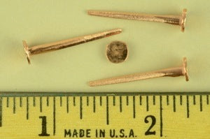 7/8 COPPER Clout Nails  (1 lb.)