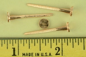 8/8 COPPER Clout Nails  (1 lb.)