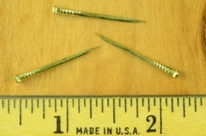 7/8 BRASS Clinching Nails (1 lb.)