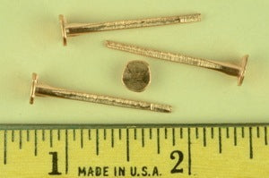 9/8 COPPER Clout Nails  (1 lb.)